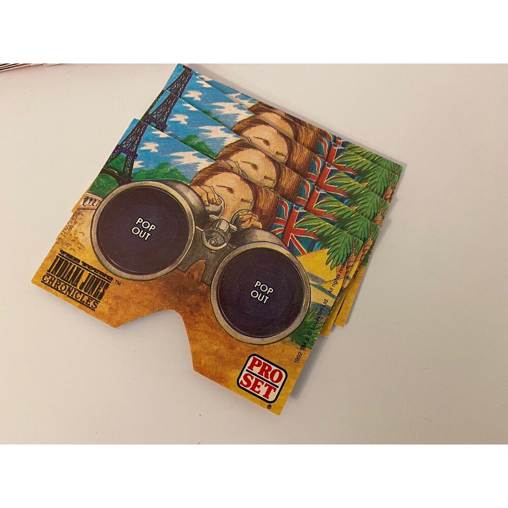 Harrison Ford 1992 Pro Set Young Indiana Jones Chronicles 287 Cards, 3D Glasses - Picture 3 of 4